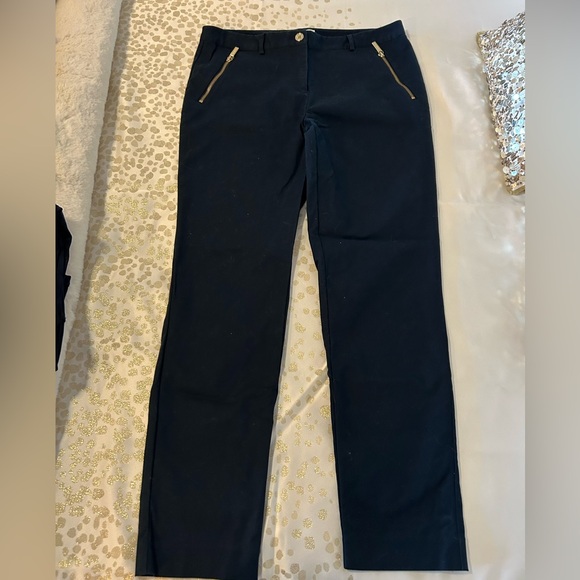 Michael Kors Navy Straight Dress Pants - Picture 1 of 8